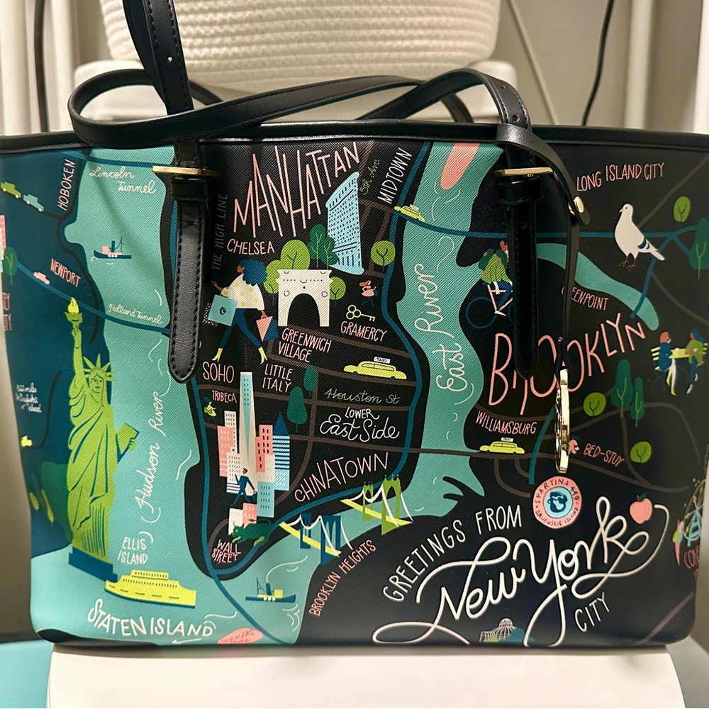 Spartina 449 Greetings From New York Large Tote